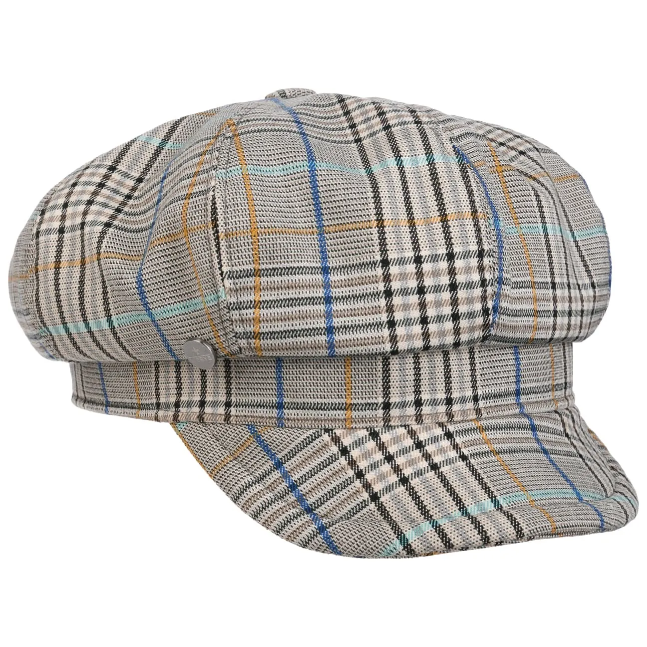Tarragona Check Newsboy Cap by Lierys