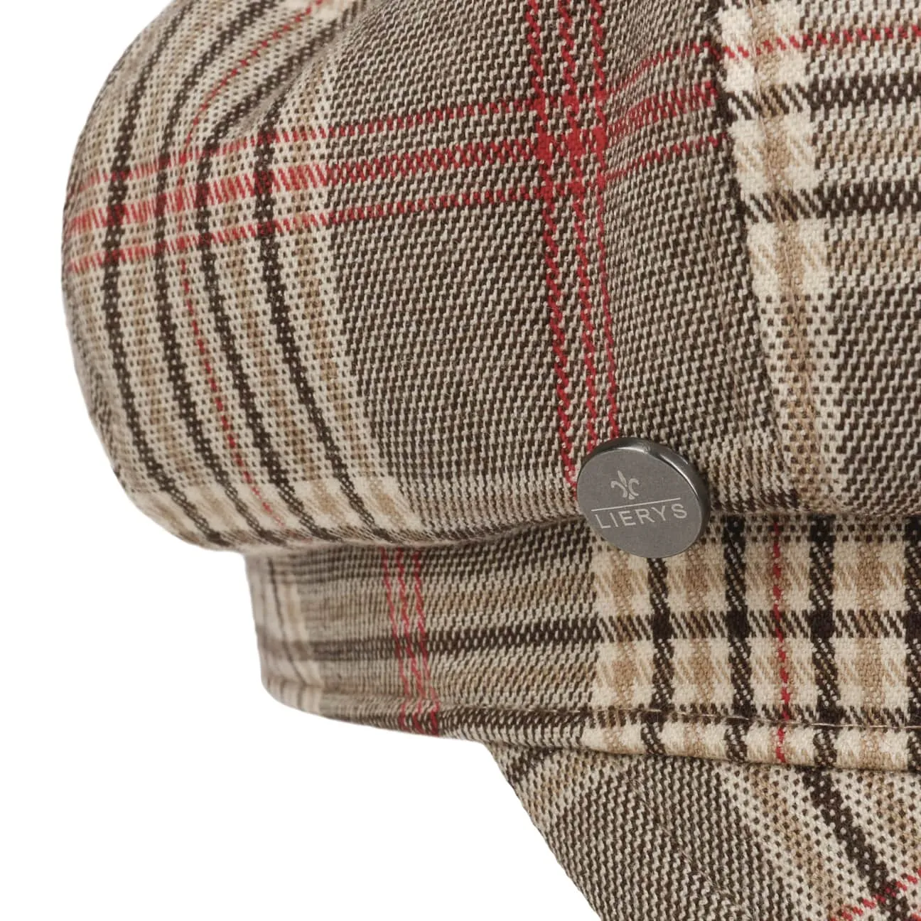 Tarragona Check Newsboy Cap by Lierys