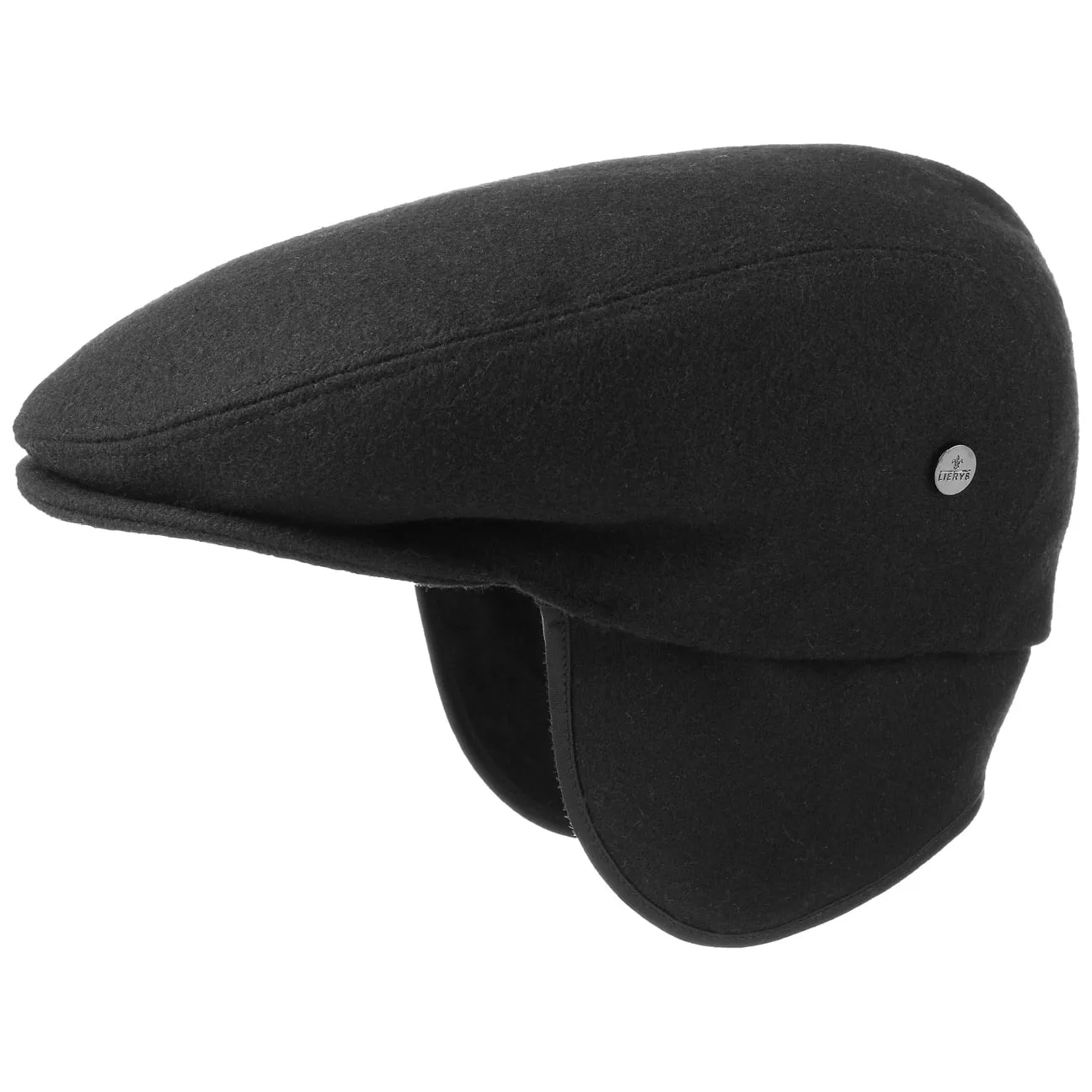 Teflon Flat Cap with Earflaps by Lierys