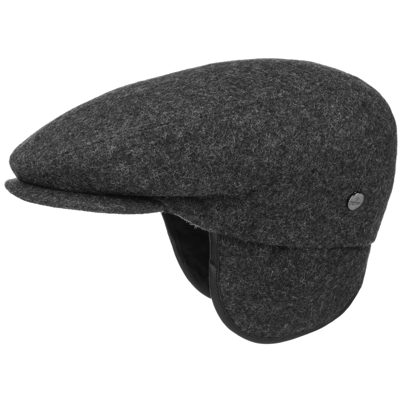 Teflon Flat Cap with Earflaps by Lierys