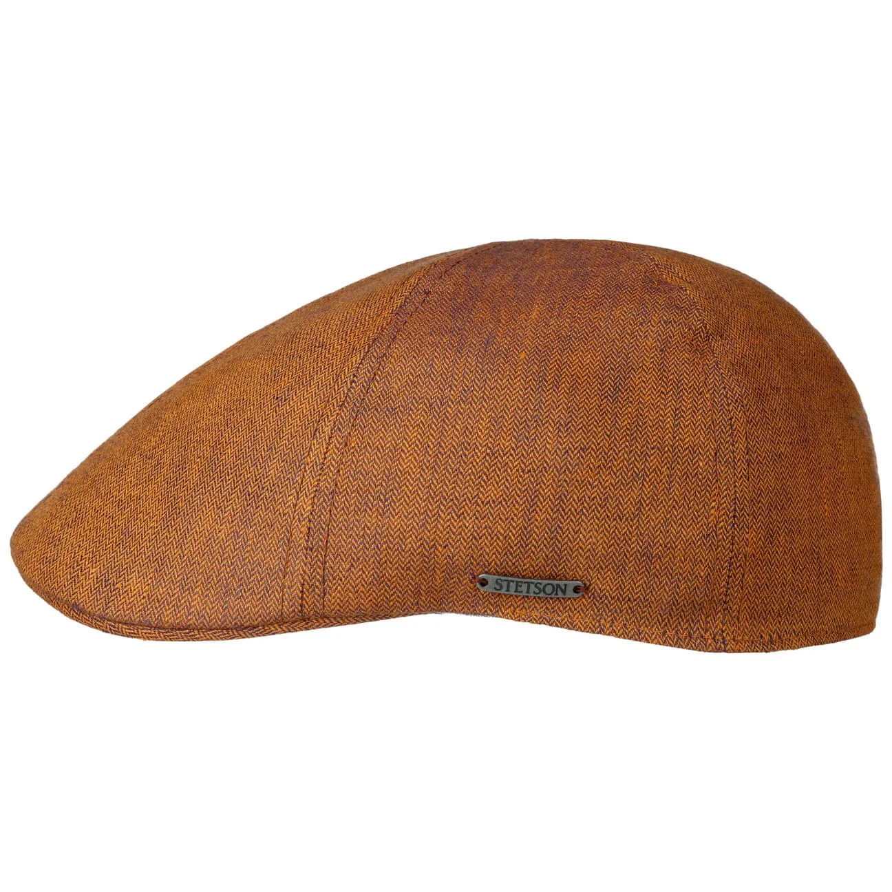 Texas Descott Linen Flat Cap by Stetson