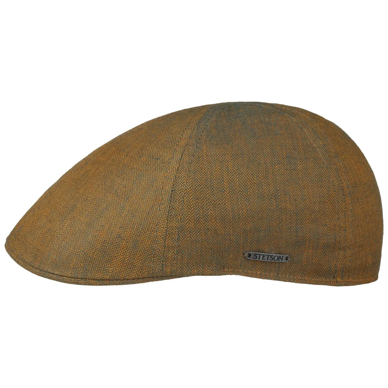 Texas Descott Linen Flat Cap by Stetson