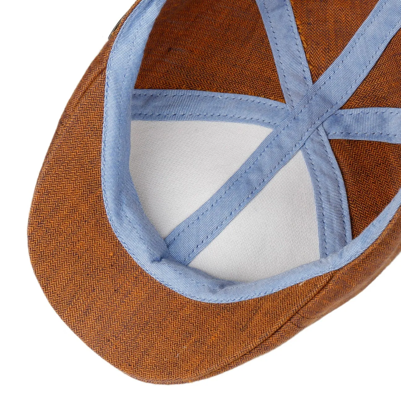 Texas Descott Linen Flat Cap by Stetson