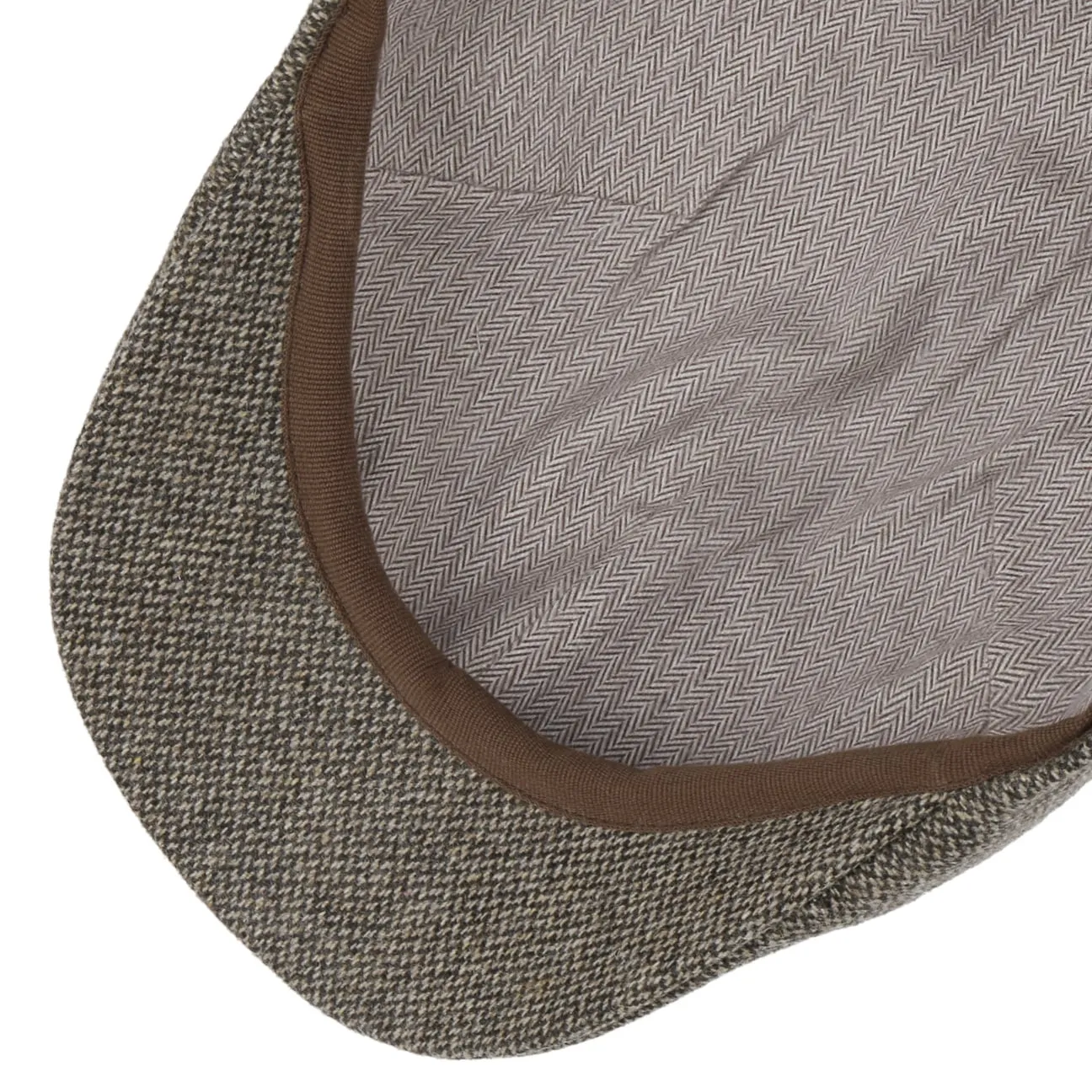 Texas Fine Herringbone Flat Cap by Stetson