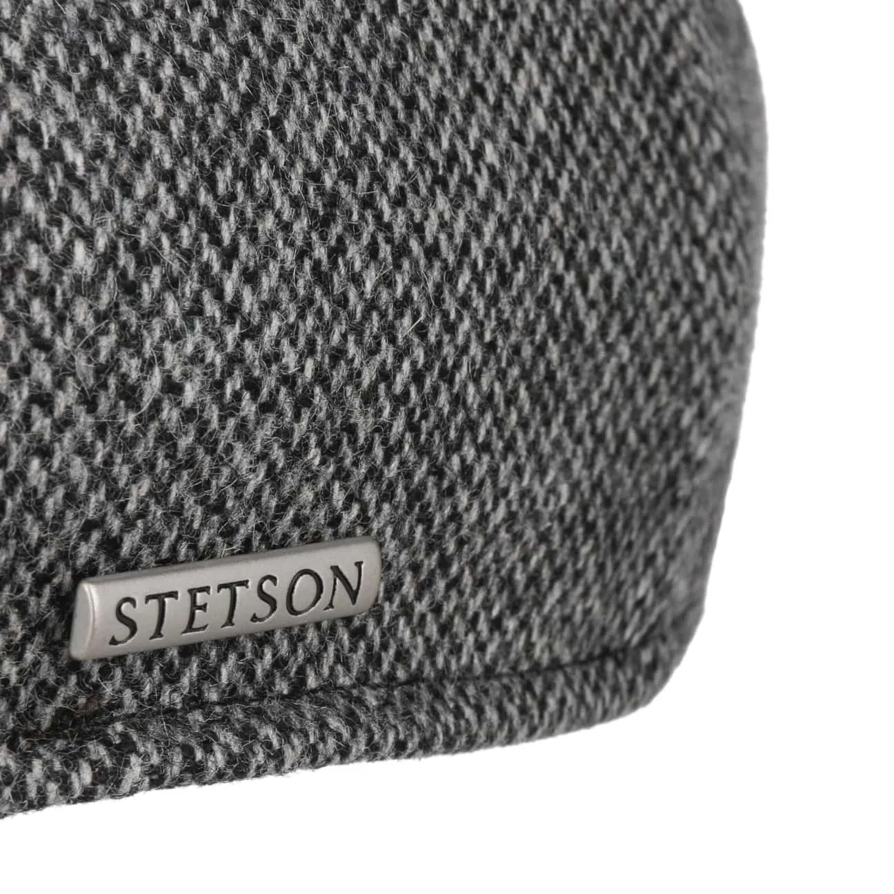 Texas Fine Herringbone Flat Cap by Stetson
