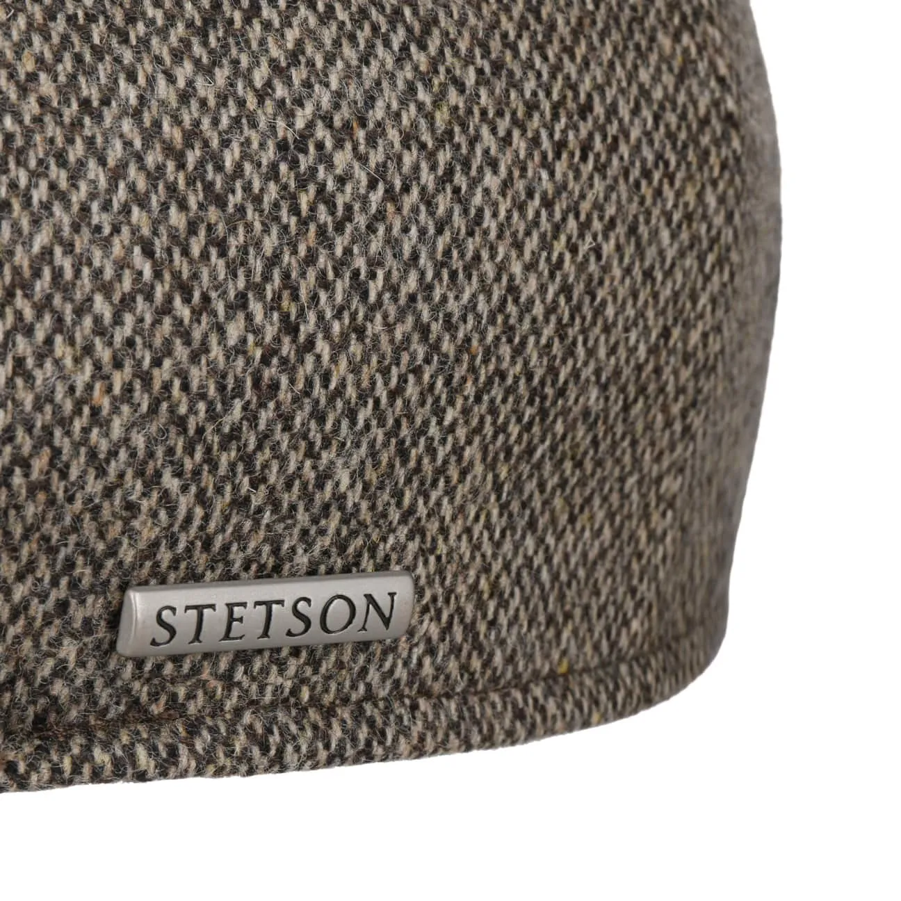 Texas Fine Herringbone Flat Cap by Stetson