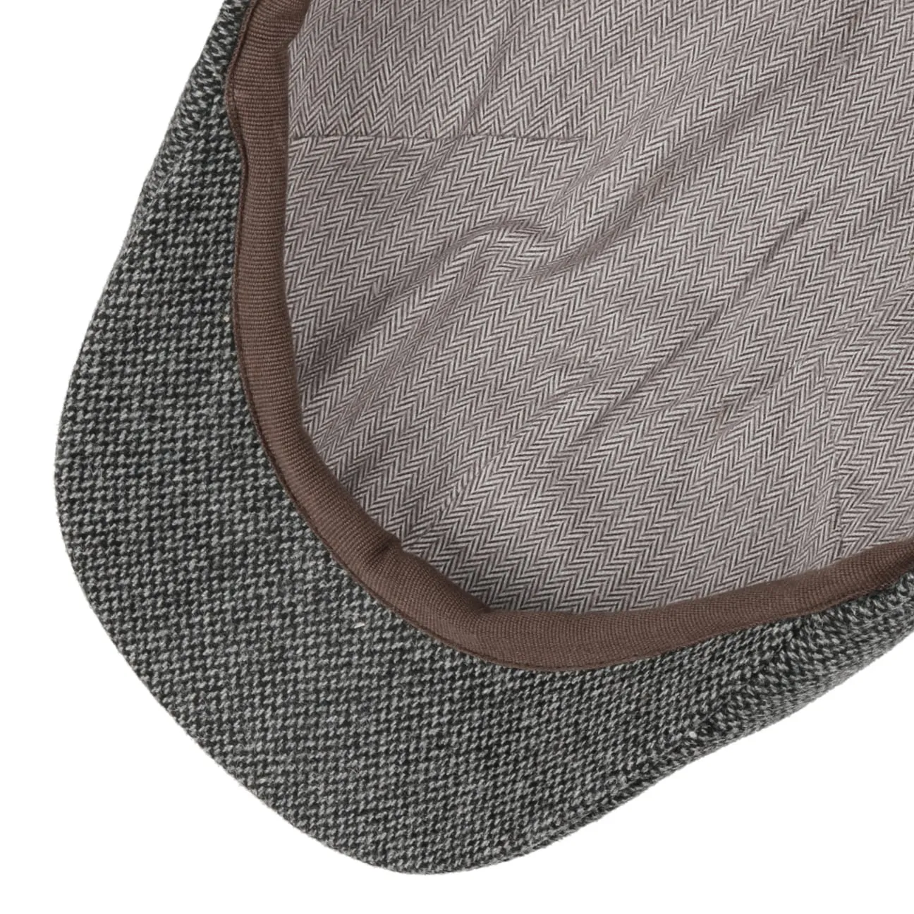 Texas Fine Herringbone Flat Cap by Stetson