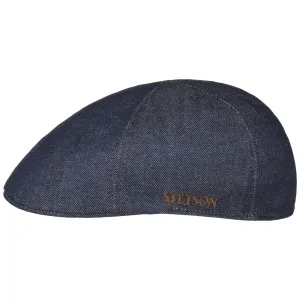 Texas Pure Denim Sustainable Flat Cap by Stetson