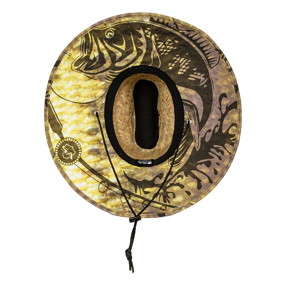 Under Brim Straw Hat | Bass