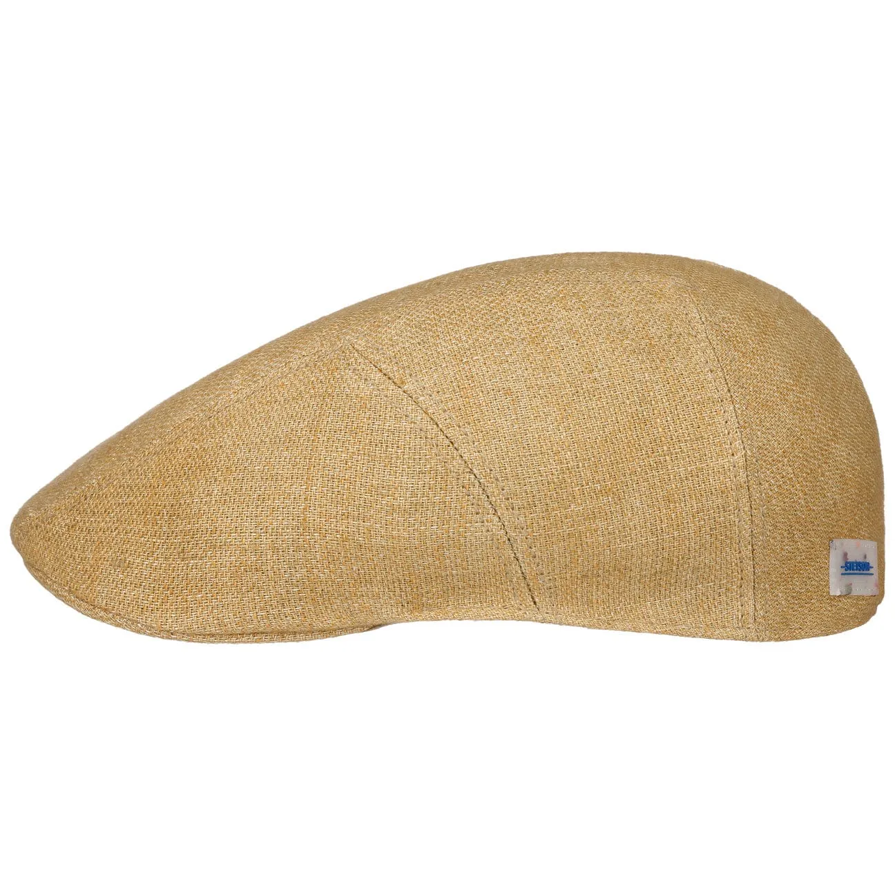 Uni Sustainable Linen Flat Cap by Stetson