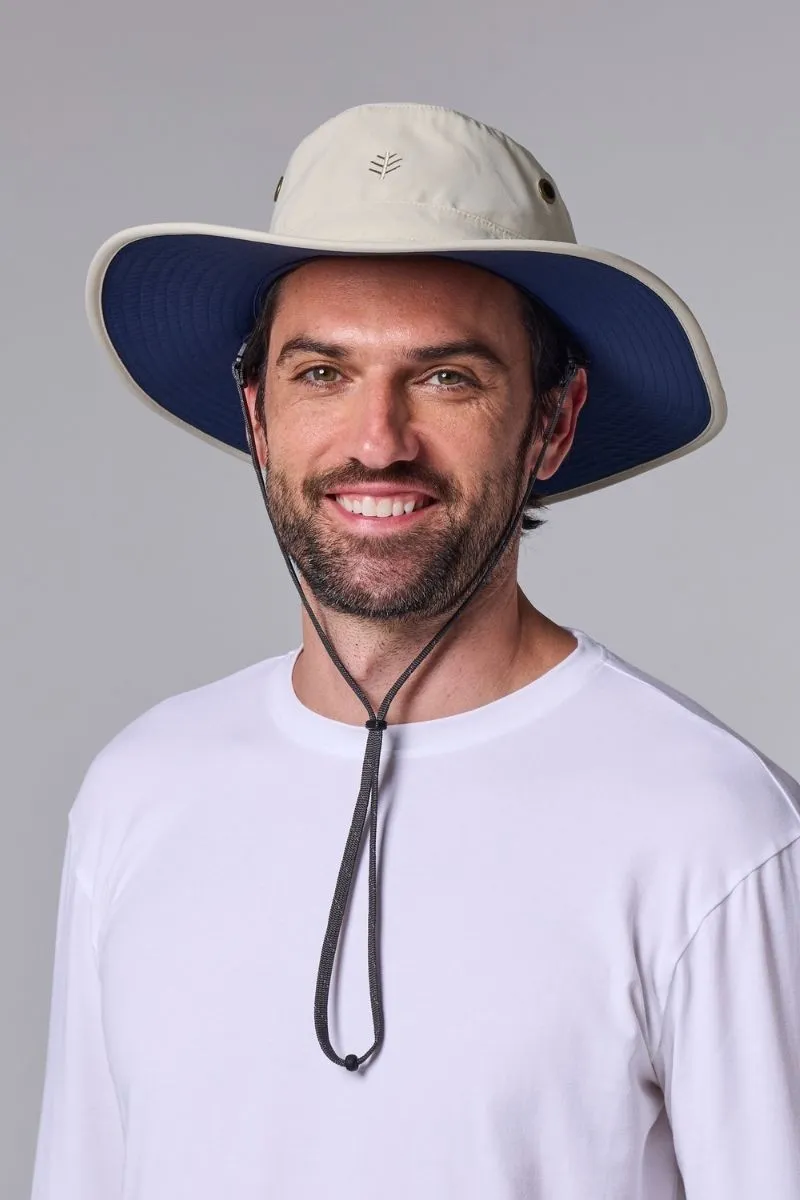 Unisex Matchplay Golf Hat | Stone/Navy