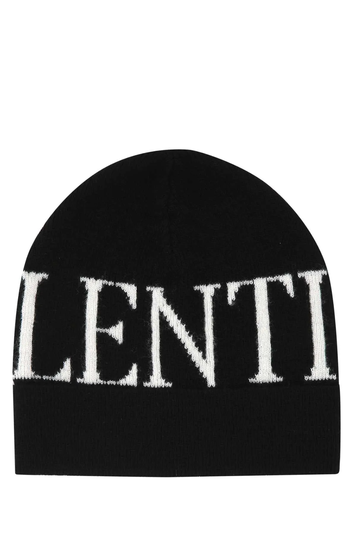Valentino Logo Intarsia Beanie