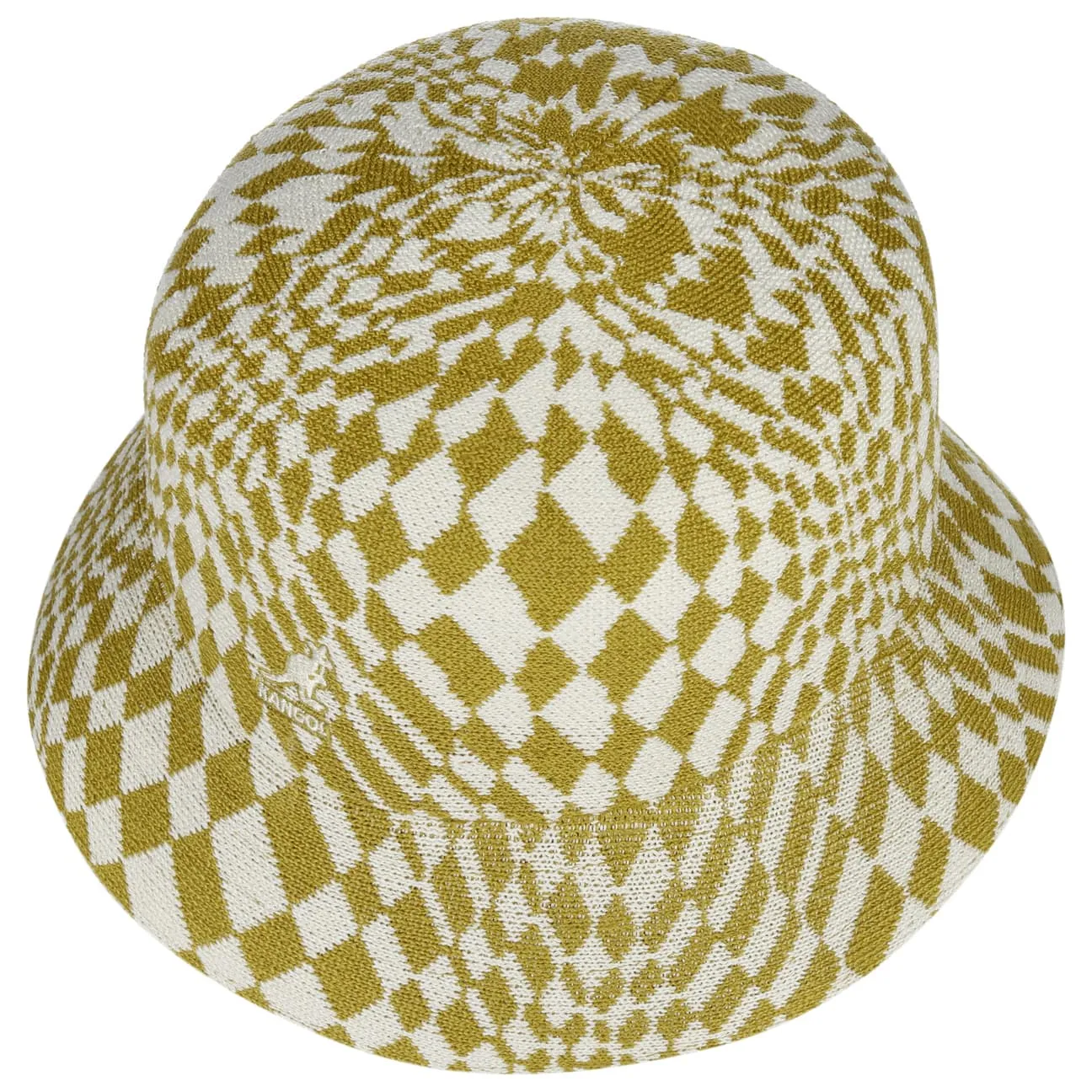 Warped Check Bucket Cloth Hat by Kangol