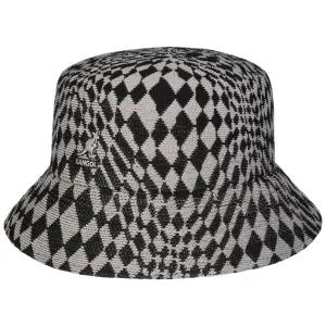 Warped Check Bucket Cloth Hat by Kangol