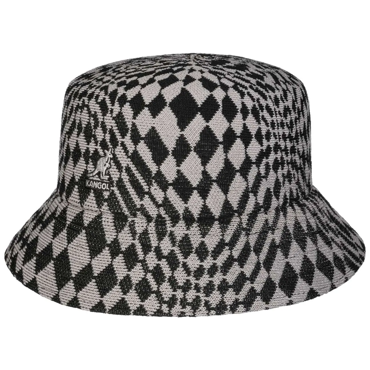 Warped Check Bucket Cloth Hat by Kangol
