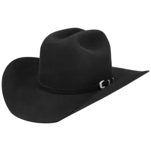 Western Silver Buckle Woolfelt Buffalo Pinch by JJ Hats