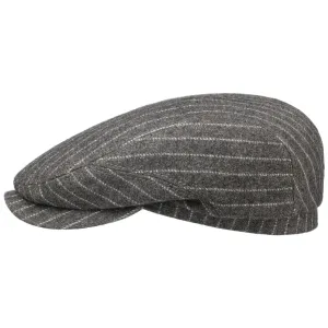 Wool Cotton Flat Cap by Stetson